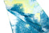 Blue and Yellow Tie Dye Brushed Poly Knit Fabric 1 yard